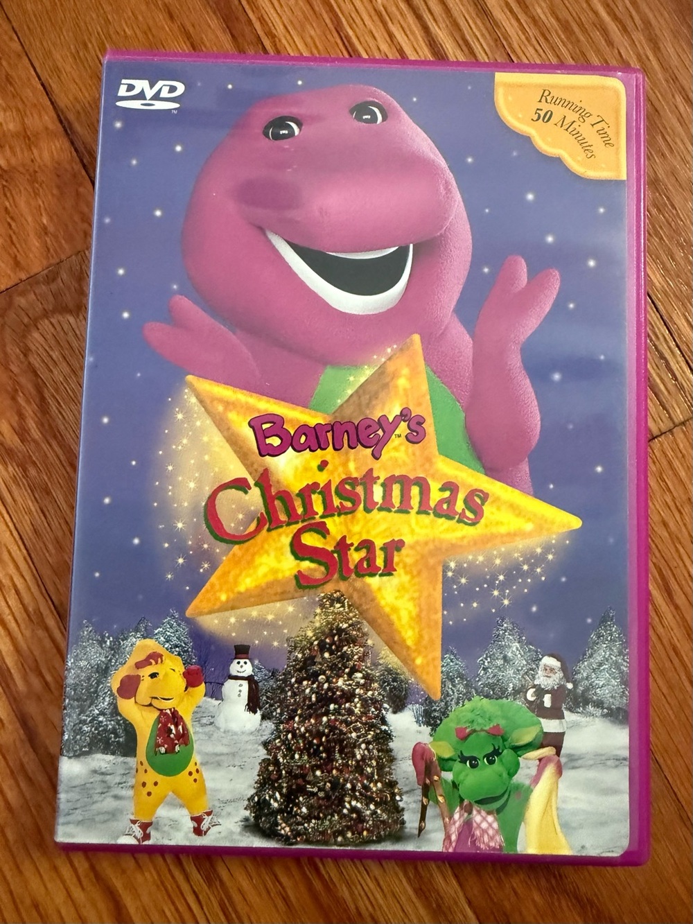 Barney's Christmas Star DVD - Purple Barney Holiday Special Kids